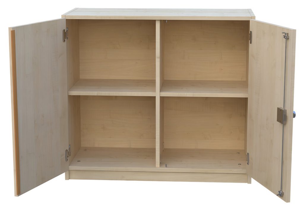 Anrichte mit Mittelwand und Flügeltüren BHT 100 x 80 x 40