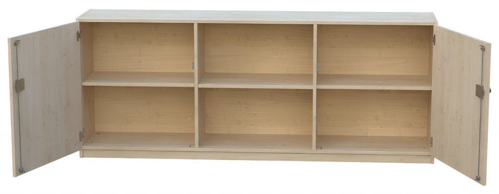 Anrichte mit Trennwänden und Flügeltüren BHT 200 x 80 x 50