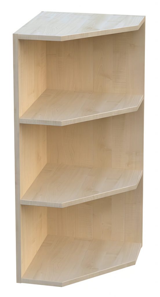 Aufsatzeckregal BHT 50 x 92 x 50 Fachböden abgeschrägt