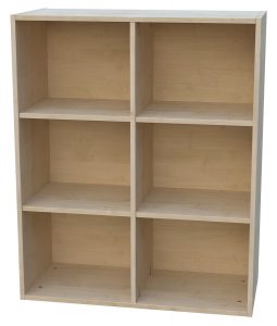 Aufsatzregal mit Mittelwand 3OH BHT 120 x 110 x 40