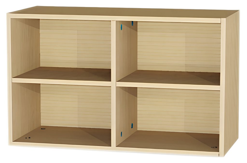 Aufsatzregal mit Mittelwand für Hängeregister BHT 90 x 55 x 40
