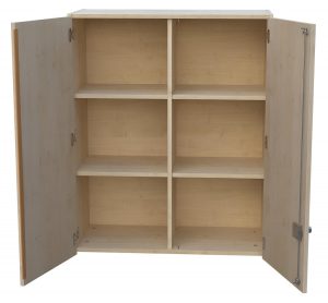 Aufsatzschrank mit Mittelwand 3OH BHT 90 x 110 x 40