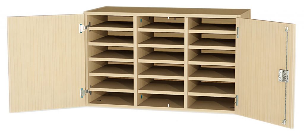 Aufsatzschrank mit Trennwänden für Hängeregister BHT 90 x 55 x 40