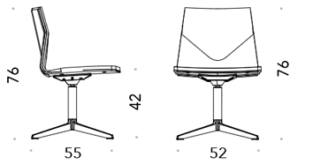 four-cast-lounge-bemassung