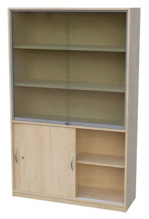Glas-Schiebetürenschrank BHT 120 x 190 x 40