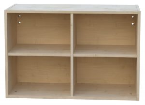 Hängeregal mit Mittelwand BHT 90 x 60 x 40