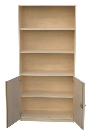 Hochschrank mit 1 fester Fachboden 5OH BHT 90 x 190 x 40