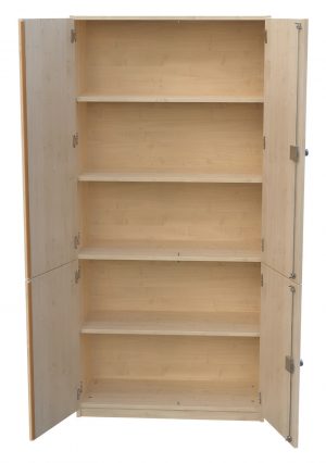 Hochschrank mit 4 Türen 5OH BHT 90 x 190 x 40