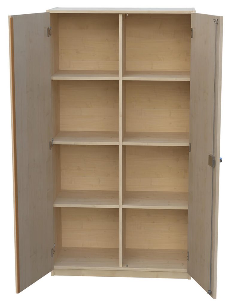 Hochschrank mit Mittelwand 4OH BHT 95 x 170 x 40