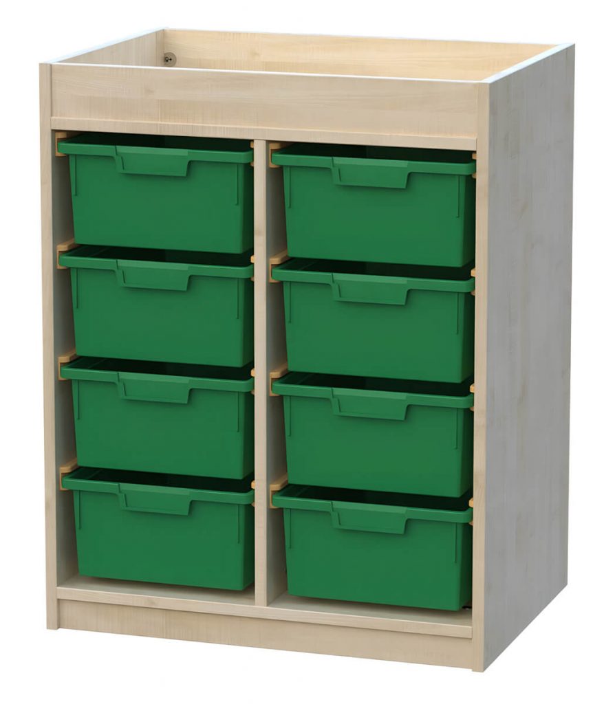 Materialcontainer 2-reihig 09