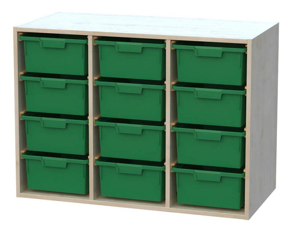 Materialcontainer 3-reihig 06