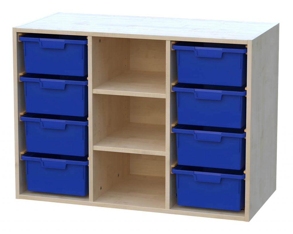 Materialcontainer 3-reihig 08