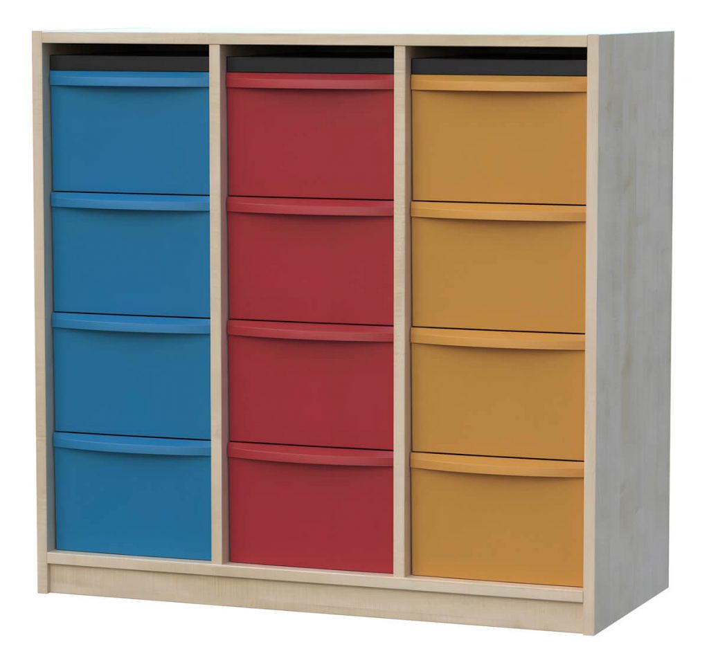 Materialcontainer 3-reihig 15