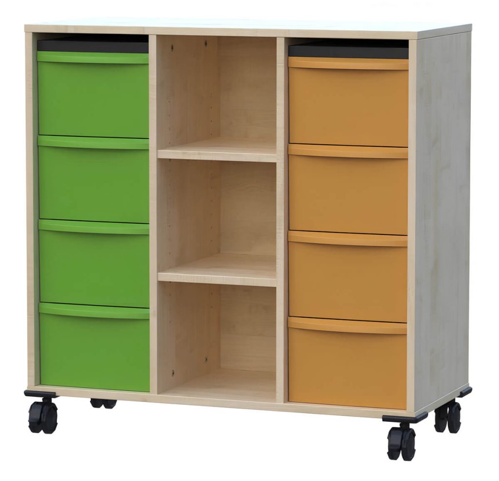 Materialcontainer 3-reihig 21