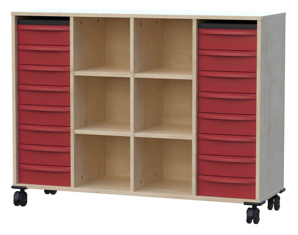 Materialcontainer 4-reihig 21