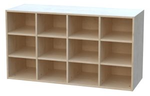 Materialcontainer als Aufsatz BHT 138,4 x 75 x 50
