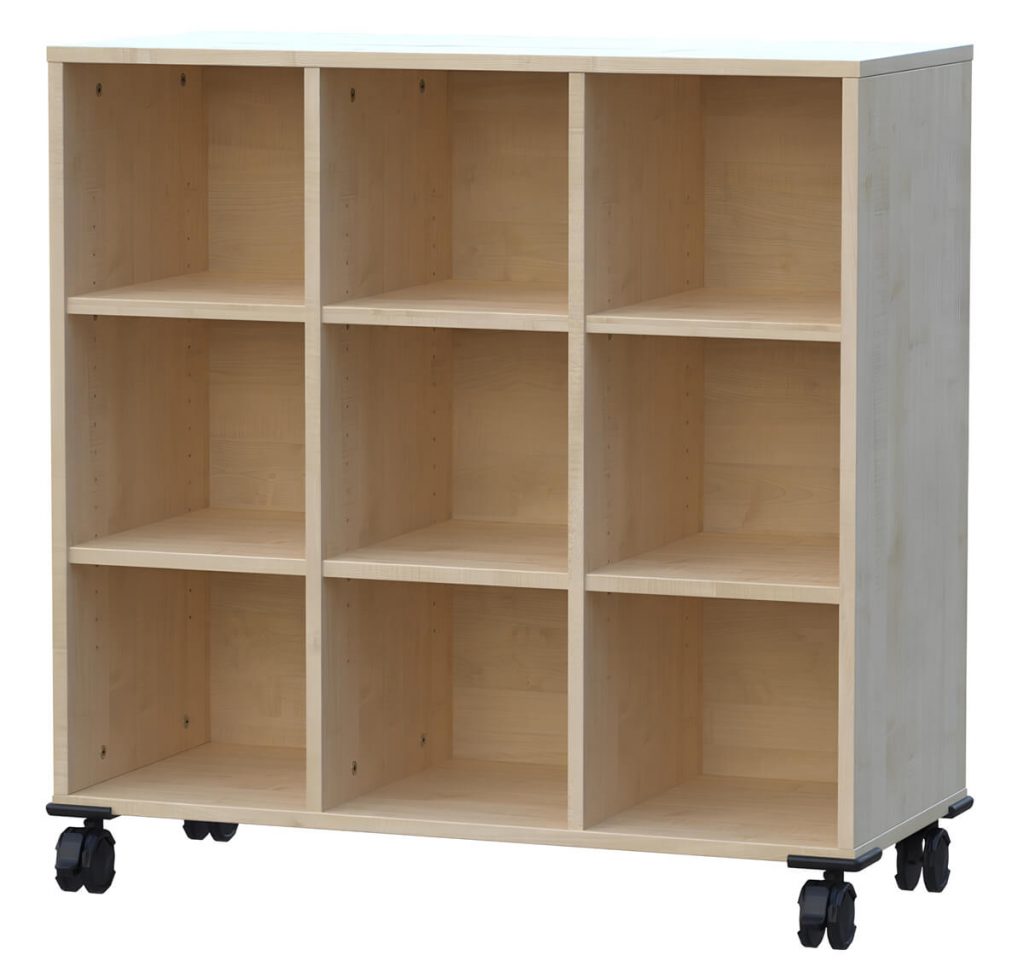 Materialcontainer fahrbar BHT 95 x 96 x 42