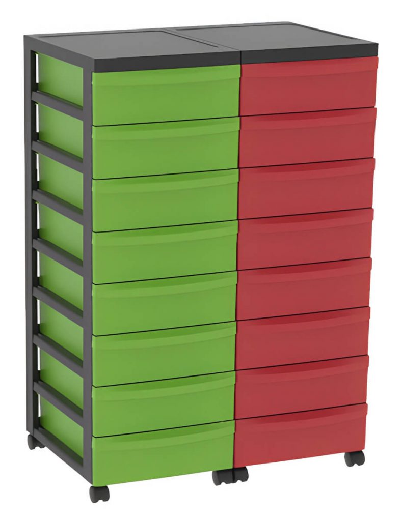 Materialcontainer Light 2-reihig 02