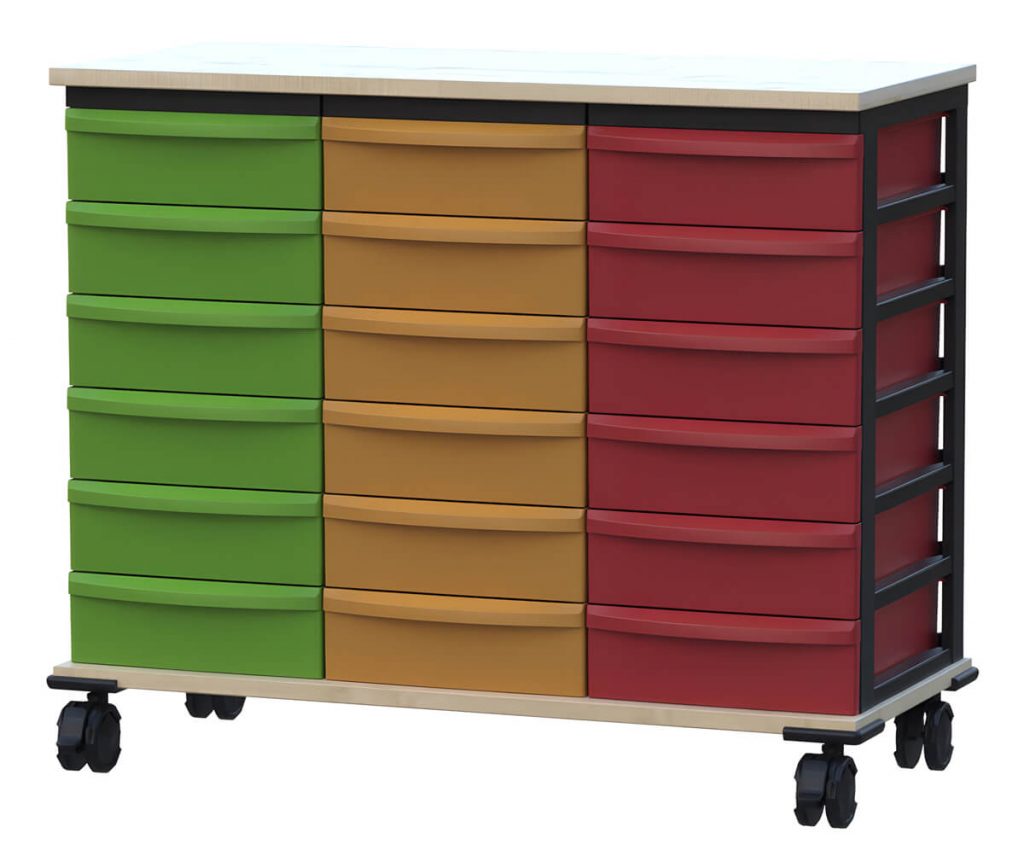 Materialcontainer Light 3-reihig 05