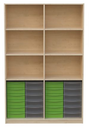 Materialregal 2-reihig 01
