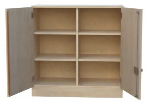 Oberschrank mit Mittelwand für Leiteranlage BHT 80 x 90 x 40