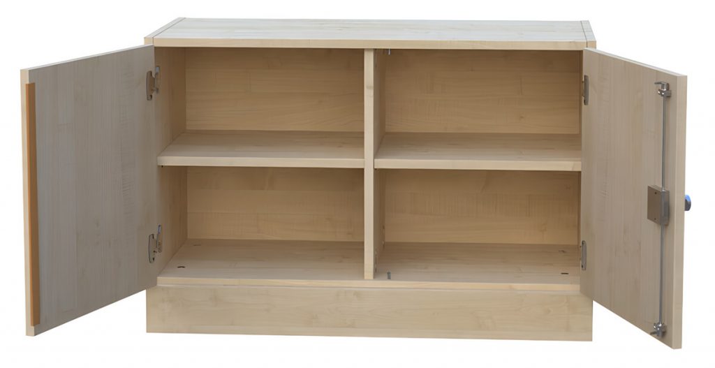 Oberschrank mit Mittelwand für Leiteranlage BHT 100 x 60 x 50