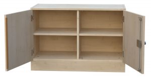 Oberschrank mit Mittelwand für Leiteranlage BHT 90 x 60 x 40