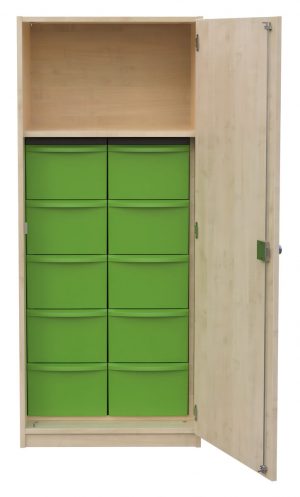 Schrank mit Aufbewahrungsboxen 1-reihig 07