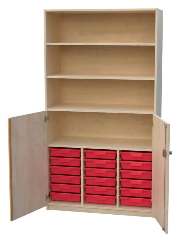 Schrank mit Aufbewahrungsboxen 3-reihig 11