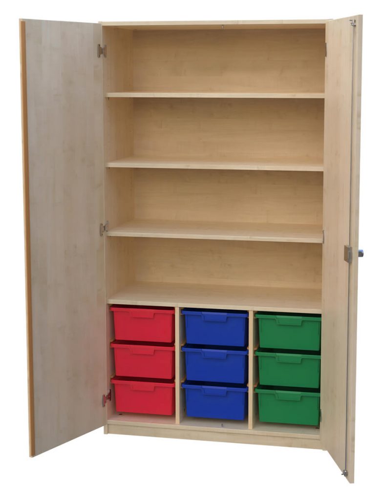 Schrank mit Aufbewahrungsboxen 3-reihig 20