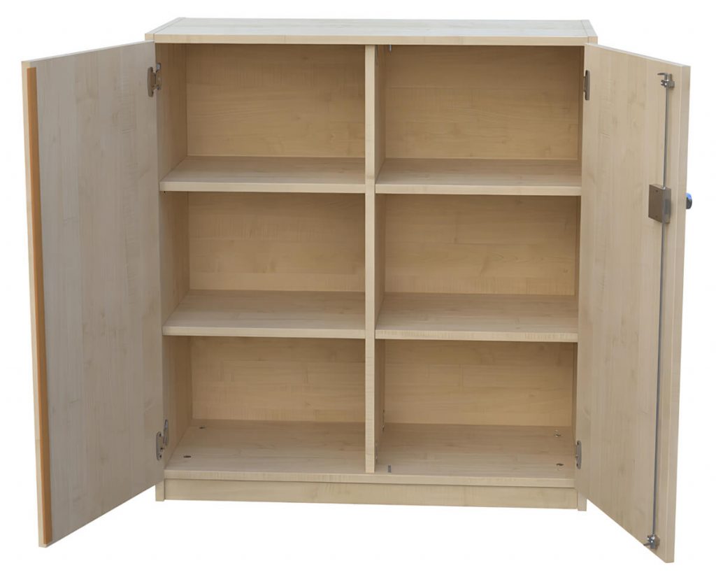 Unterschrank mit Mittelwand 2,5OH BHT 120 x 98 x 50