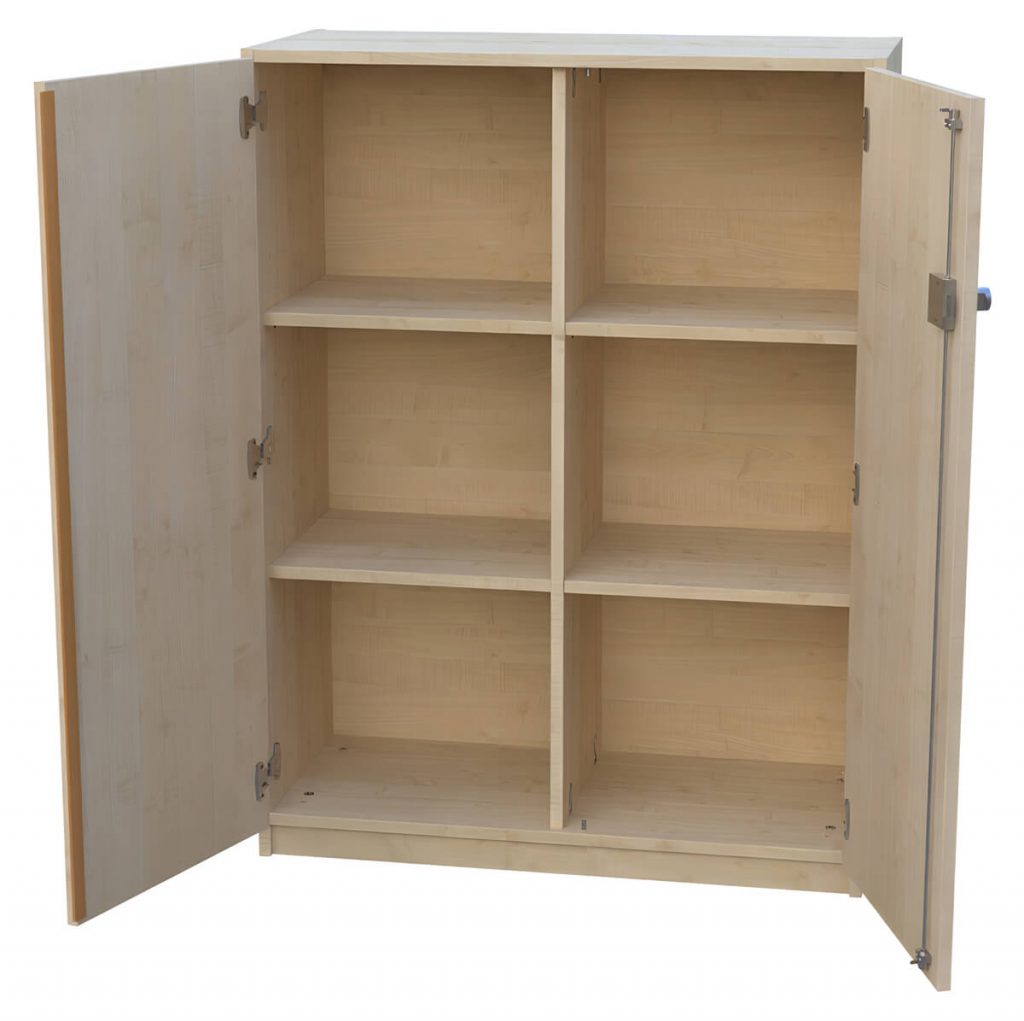 Unterschrank mit Mittelwand 3OH BHT 100 x 120 x 40